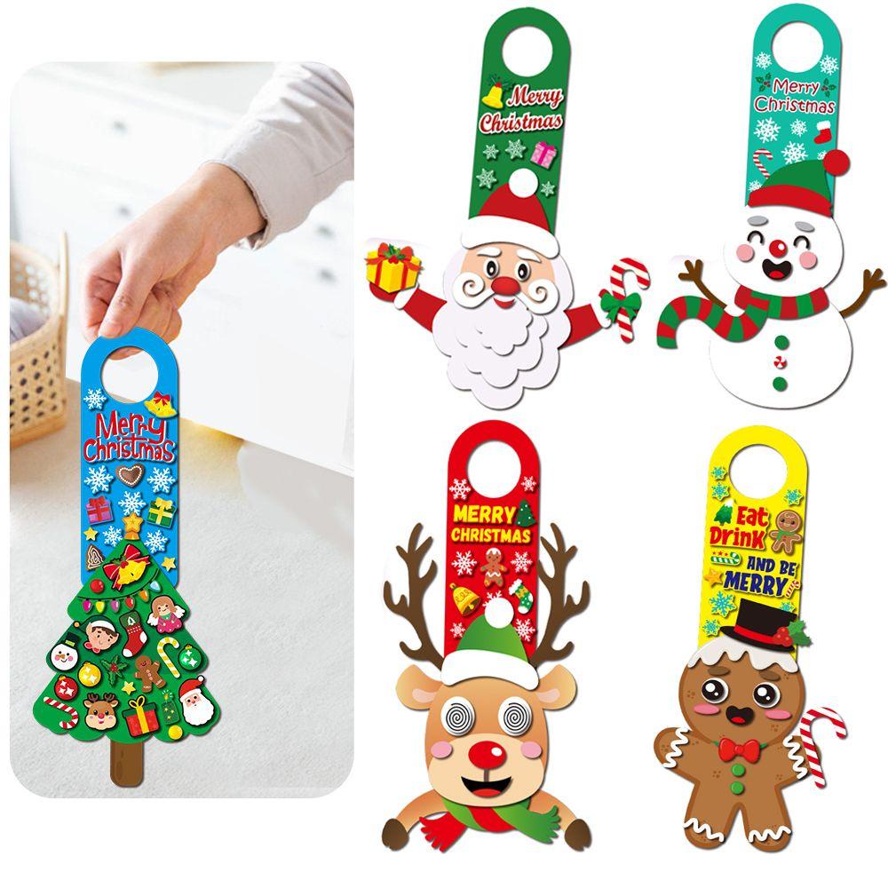 Solighter Stiker Game Hadiah Hias Natal Anak DIY Dekorasi Pintu Christmas