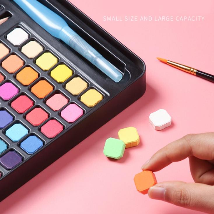 

Terbaik.. [HOT SALE] 36/48Water Color Set - Alat Cat Air Set (Termasuk Kuas dan Kertas Gambara New