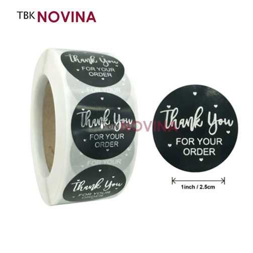 [KODE 71] Stiker Thank You / Label Segel Thank You (10 pcs)