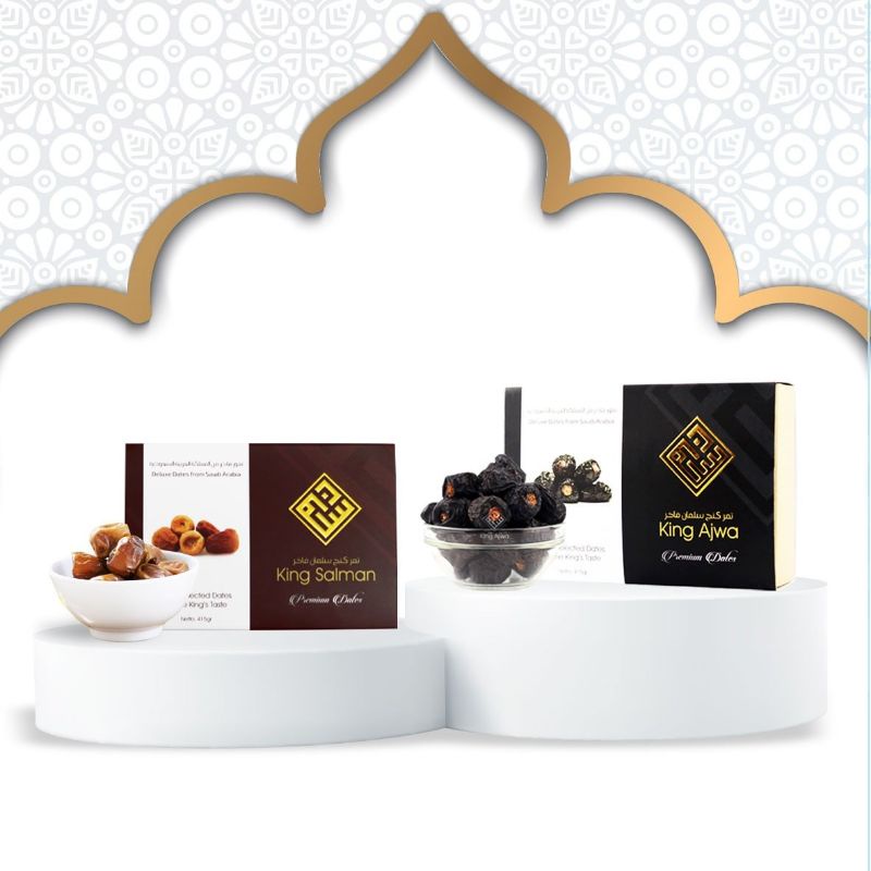 Kurma King Salman dan Kurma King Ajwa kurma premium ORI 100%