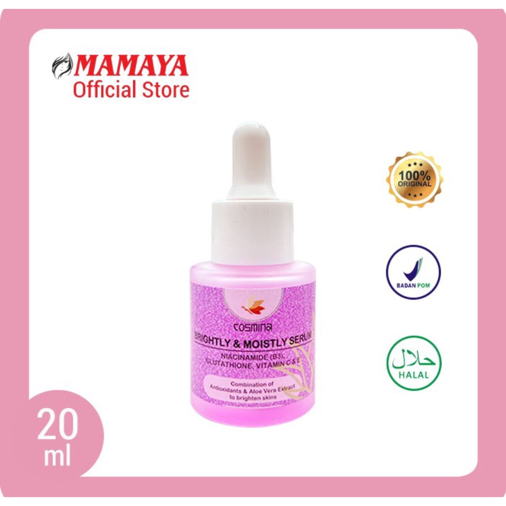 COSMINA FACE SERUM 20ML COSMINA BRIGHTLY &amp; MOISTLY SERUM COSMINA ANTI AGING SERUM COSMINA ANTI ACNE SERUM