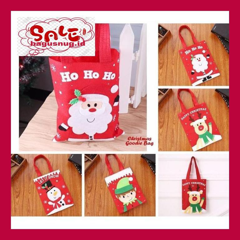 

Perlengkapan Natal Nugy- Christmas Goodie Bag, Gift Bag, Tas Snack, Permen, Edisi Natal 790Nug