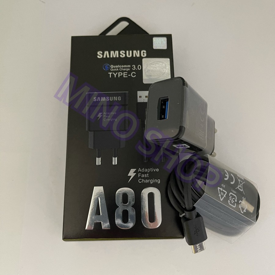 CHARGER - TC ORI SAMSUNG A80 TYPE-C FAST CHARGING