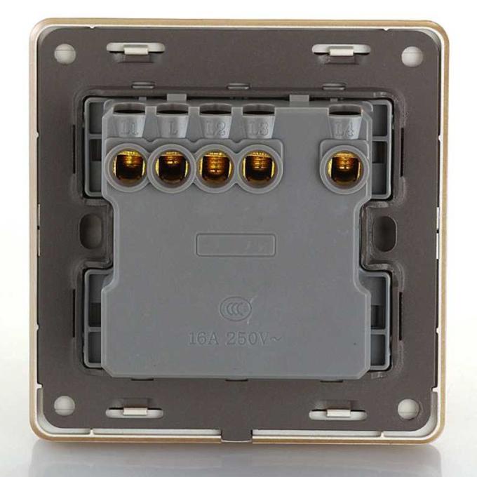 Jualan Saklar Lampu Rumah Modern 86 Type Minimalist - 3 Tombol Sale