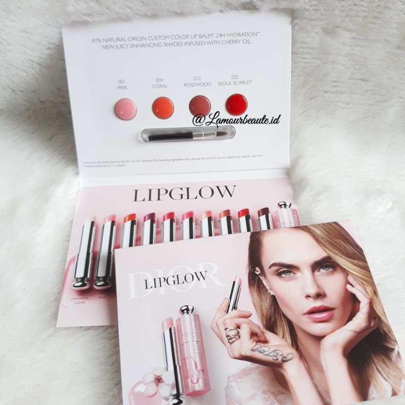 Dior Lip Glow Sample 001,004,012,025
