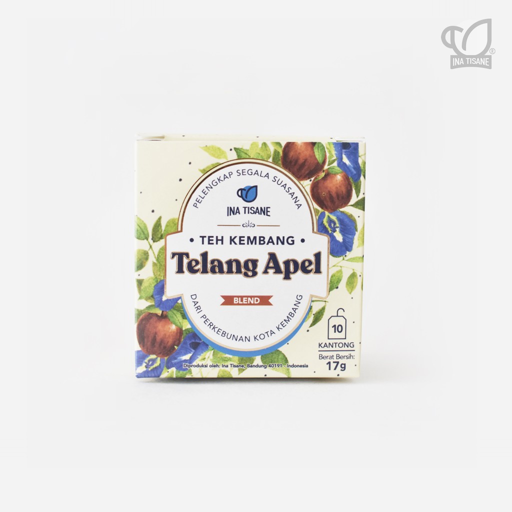 

Ina Tisane Teh Bunga Telang Apel Isi 10 wildan