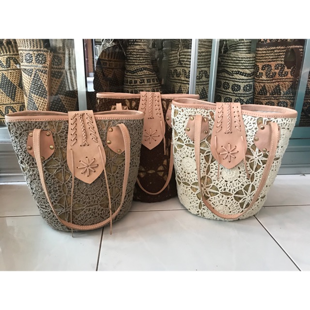 Tas rajut bulat