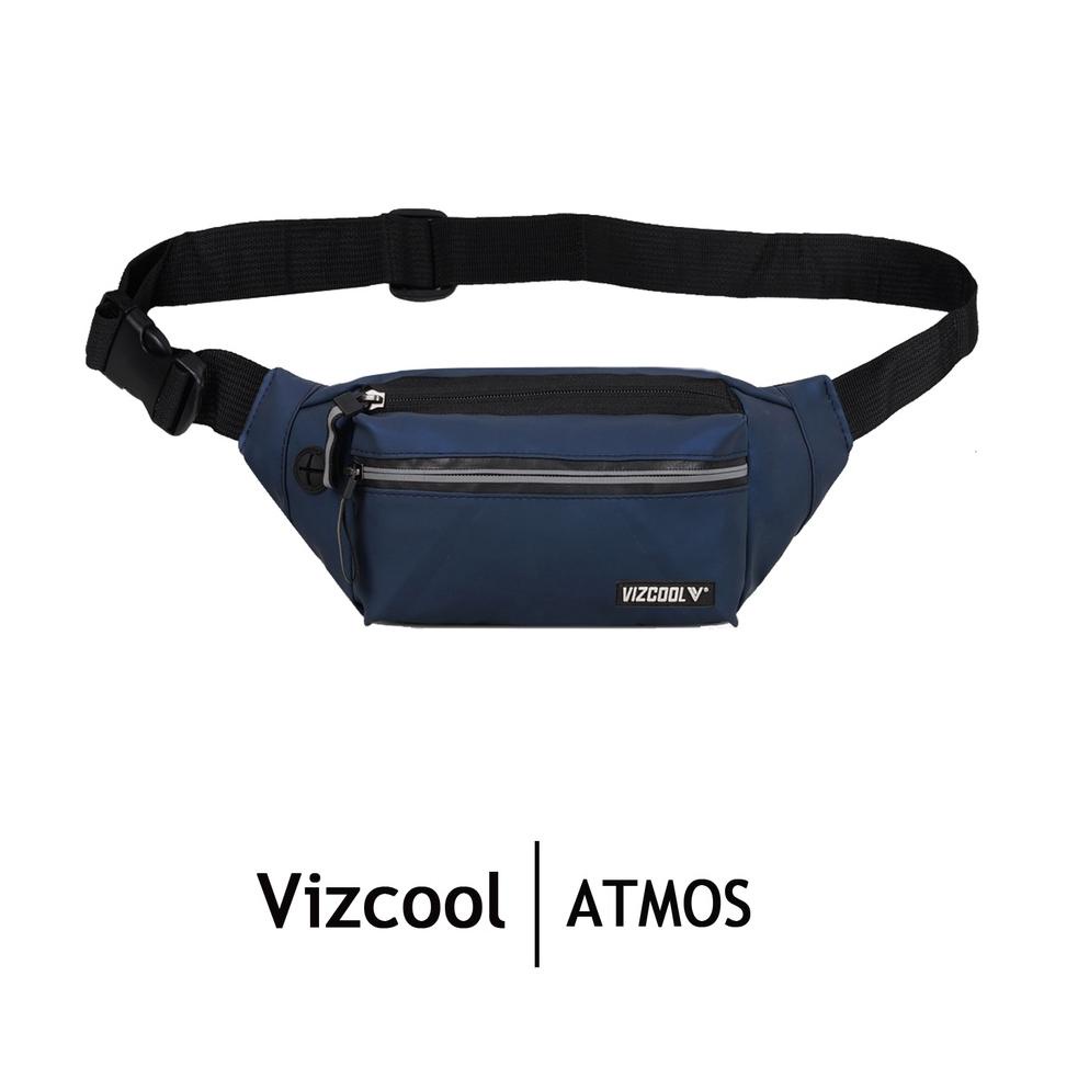Tas Waistbag Pria Vizcool Atmos/ Tas Pinggang Pria / Tas Selempang Pria / Tas Pria Terkini/Tas Pria