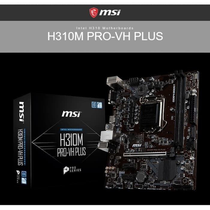 Jual Motherboard MSI H310M PROVH PLUS (LGA1151, H310, DDR4, USB3.1