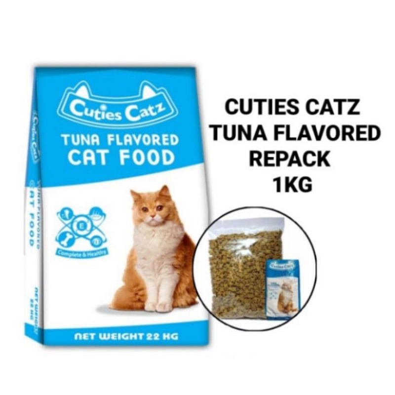 Makanan Kucing - Cuties catz tuna flavored repack 1kg
