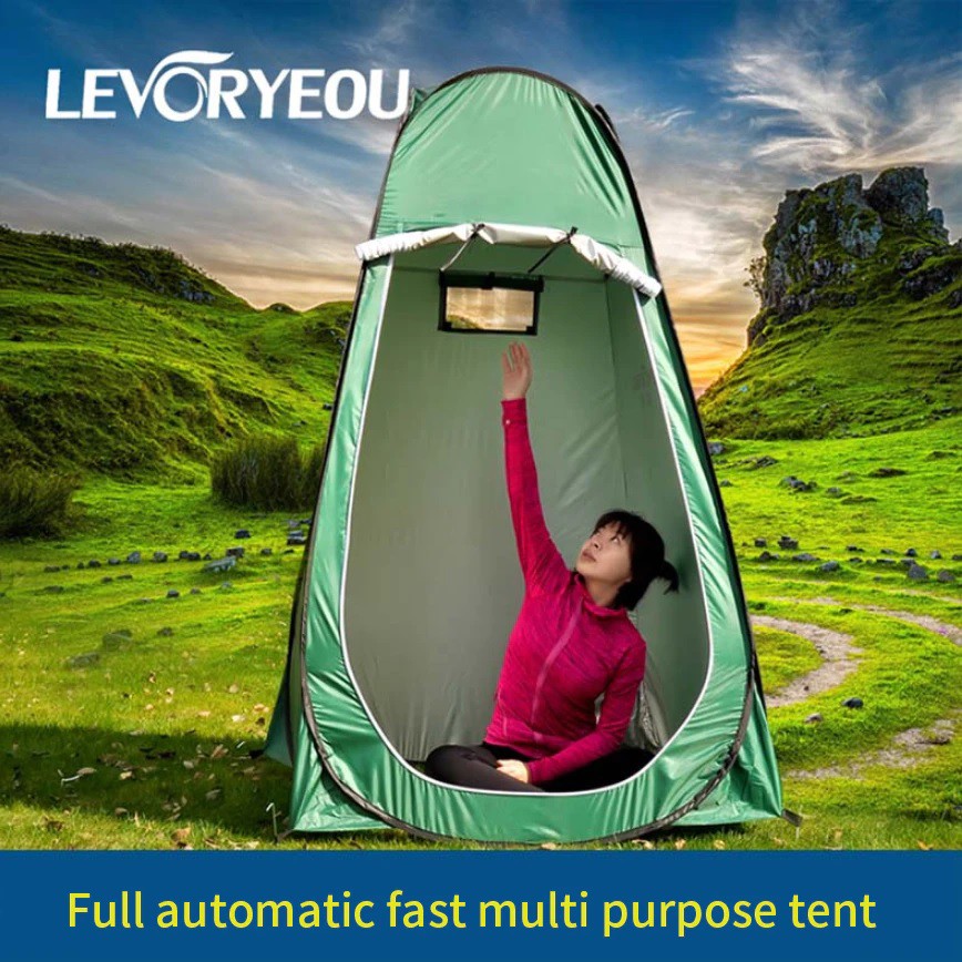 LEVORYEOU Privacy Pop Up Tent - Tenda Portabel Multifungsi