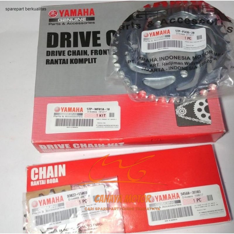 Gear Set Jupiter Z gir paket set jupiter z gear set Jupiter z Burhan gear paket Jupiter z burhan