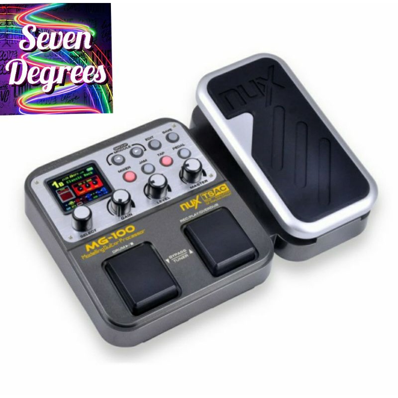 efek multi gitar elektrik NUX MG100 / nux mg100 / multi efek modeling