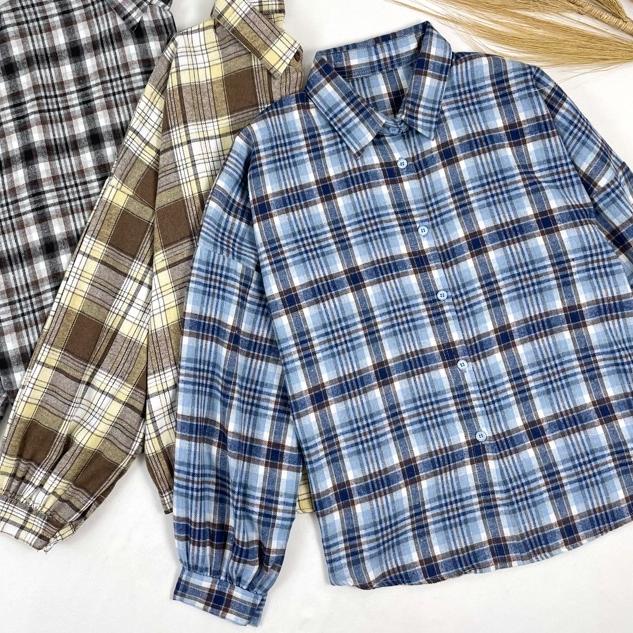 MYSHIRT 169 | Shirt Flannel Oversize | Kemeja Flanel Wanita | Tartan Shirt Flanel Oversize | Kemeja 