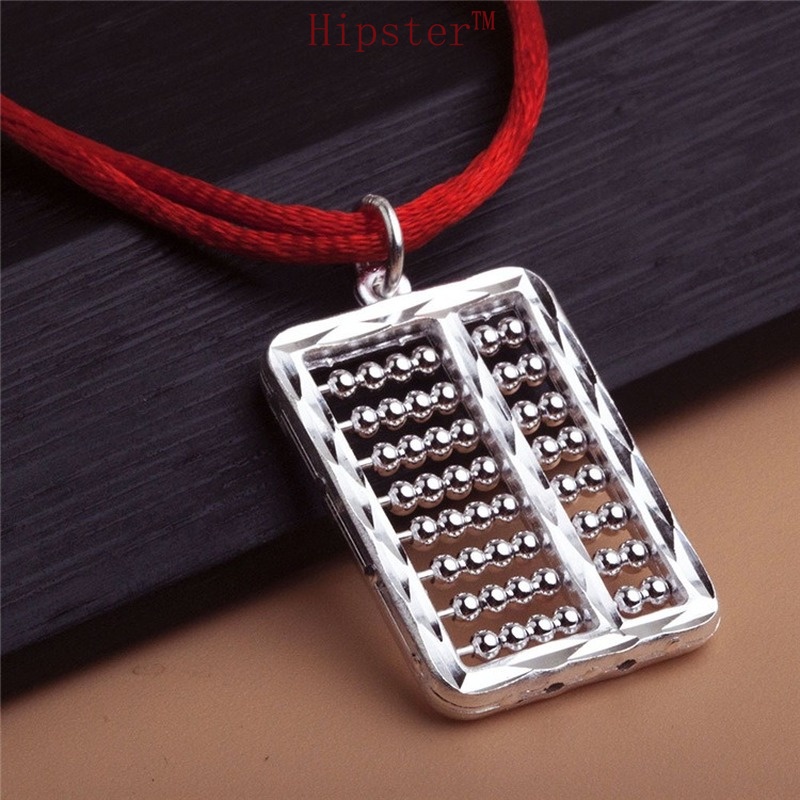 Best-Selling New Type 18K Golden Wishes Abacus Pendant Necklace