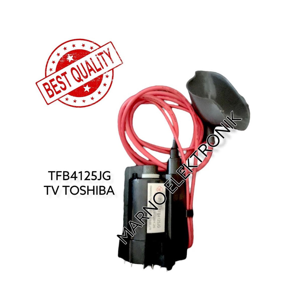 PLAYBACK TV TOSHIBA TFB4125JG FLYBACK TFB 4125 JG FBT ORIGINAL ASLI