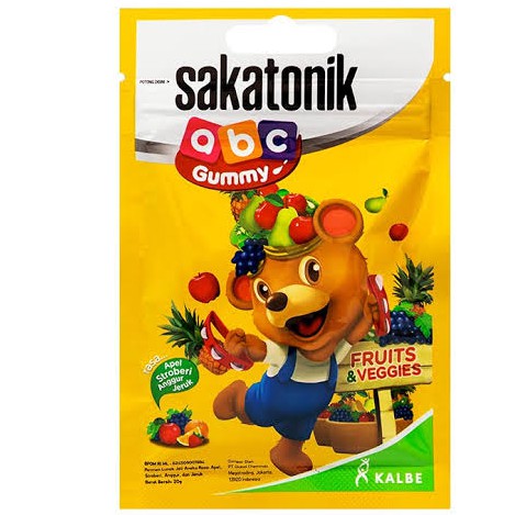 Sakatonik ABC Gummy Fruit &amp; Vegie 20g