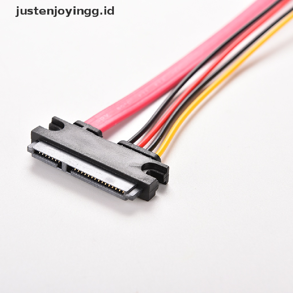 / / Justenjoyingg.id / 12inci Kabel Extension Male Ke Female 7 + 15 Pin SATA Untuk Hardisk HDD