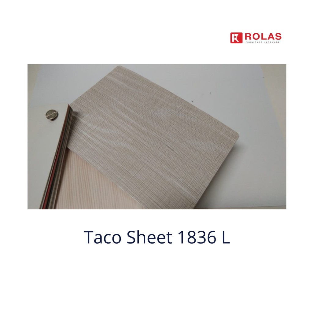 Taco Sheet 1836 /TACOSHEET SERAT KAYU / Pelapis Mebel / Kitchecn Set