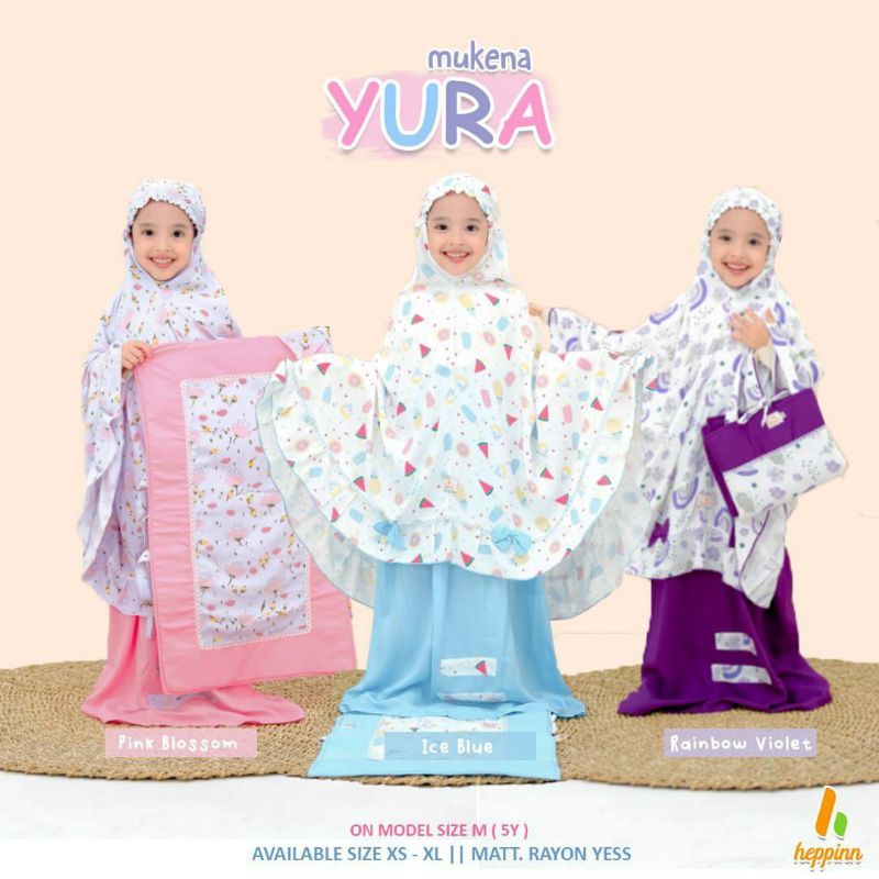 AHZA HEPPIN// MUKENA KIDS YURA BY HEPPIN