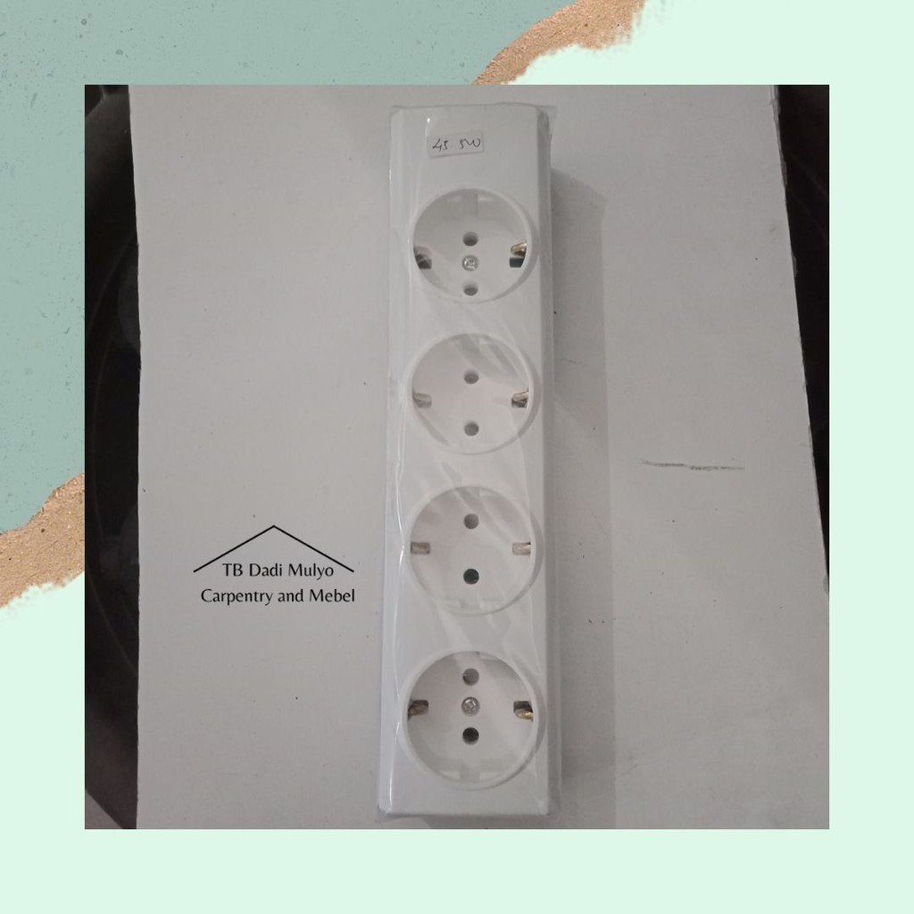 Stop Kontak Listrik / Stop Kontak Lubang 4 / Stopkontak Listrik Lubang 4 / Stop Kontak Broco