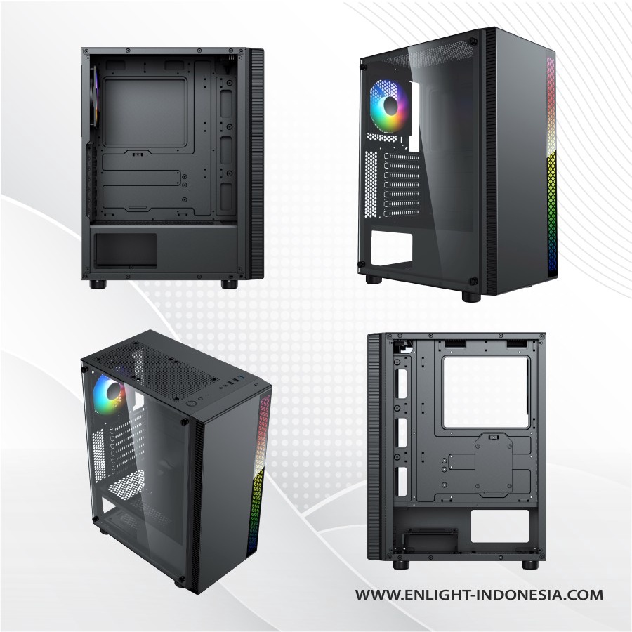 INFINITY FLASH V4 Tempered Glass - ATX, mATX Gaming Case