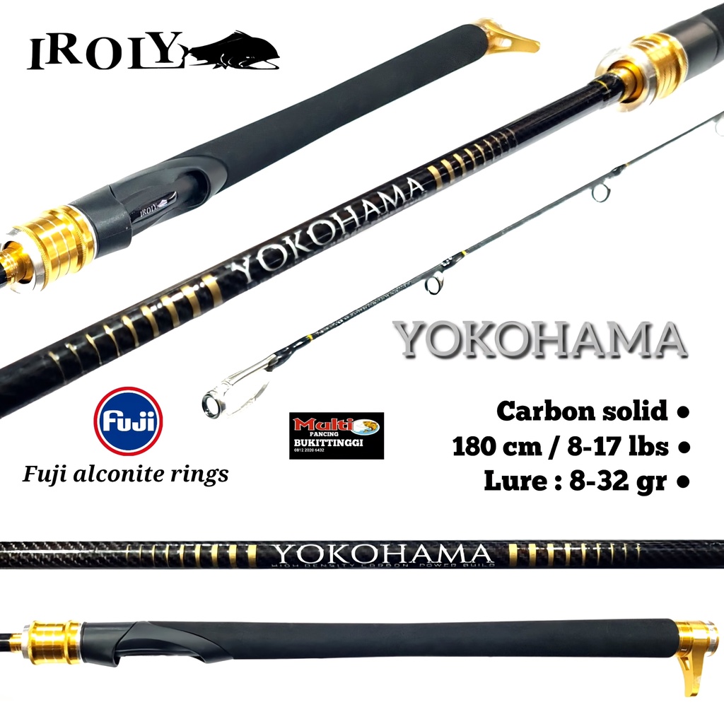 joran iroly yokohama solid carbon ring fuji alconite