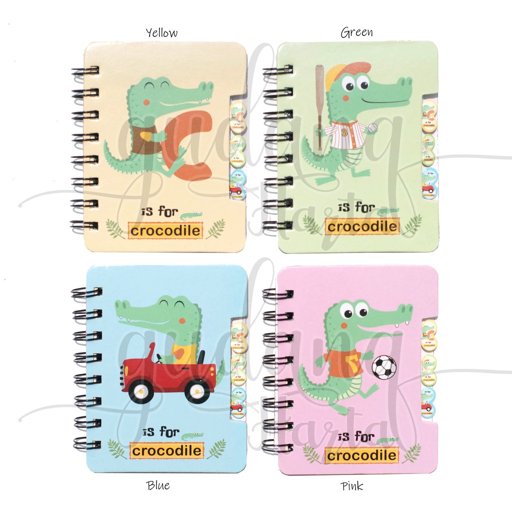 

GCC Notebook C Is For Crocodile Memo Unik Notepad Lucu Buku Tulis Catatan 308076
