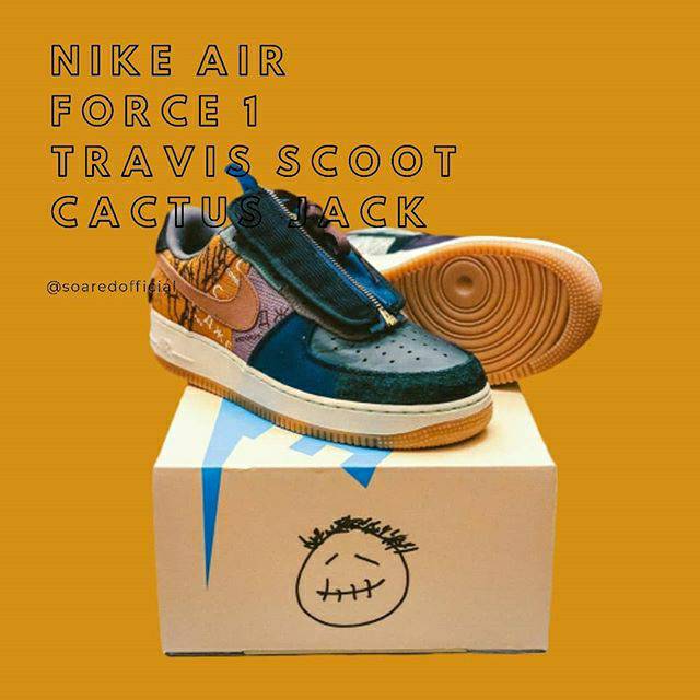 Nike air force 1 Travis Scoot Cactus jack