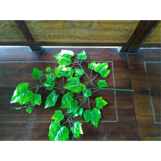 Jual Daun Anggur Plastik Artificial Dekorasi Daun Anggur Hijau