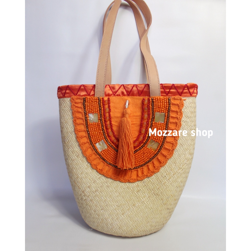 Tas rotan anyaman handmade bali tas pantai
