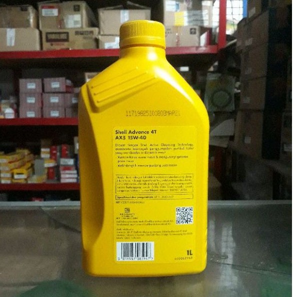 Oli Shell Advance AX5 15W/40 1L