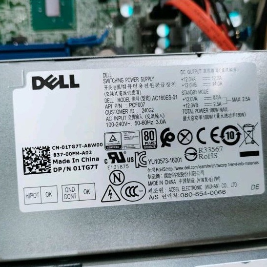 PC DELL 5050 SFF i5 Gen 6 Ram 16GB SSD 256 GB Like New, Ex Kantor