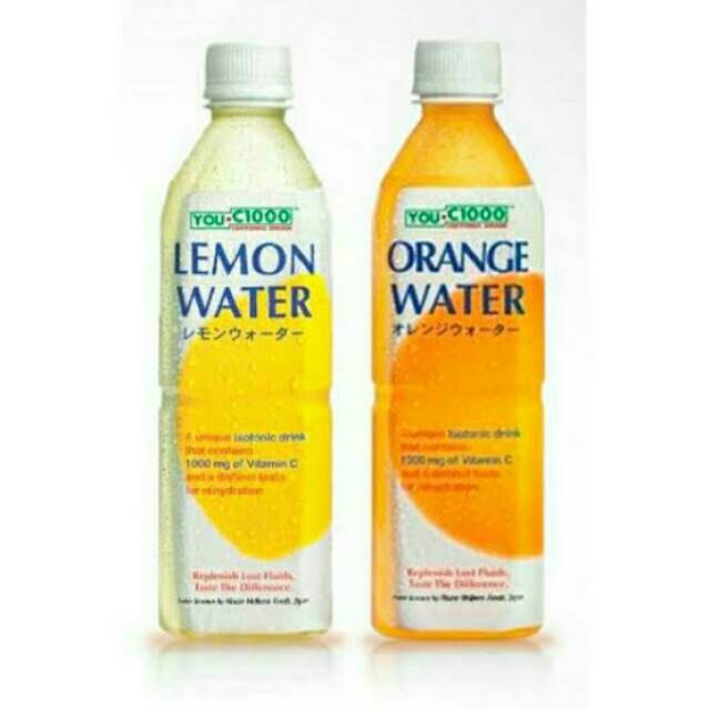 Youc1000 You C 1000 C1000 Youc Lemon Dan Orens Orange Botol Plastik 500ml 24 Shopee Indonesia