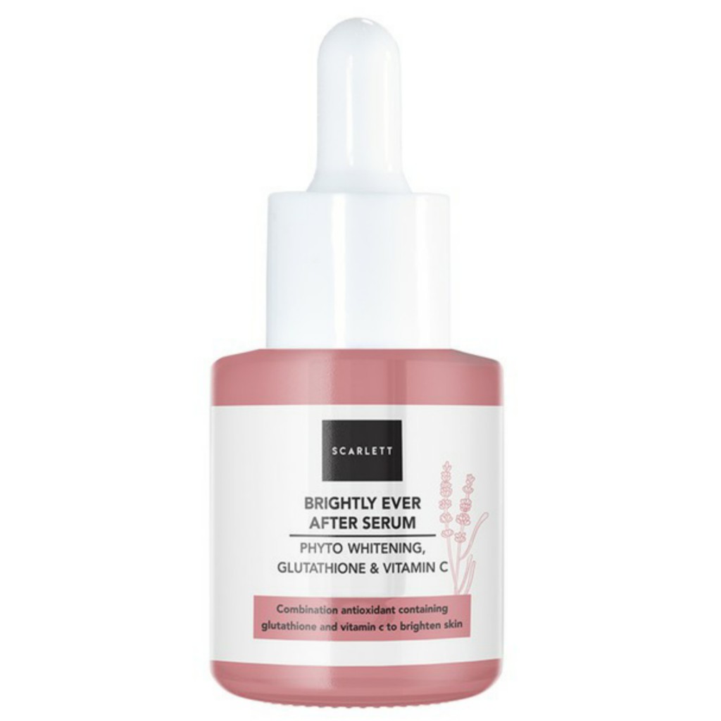 Paket Perawatan Wajah Glowing Scarlett Whitening 4 In 1 -  Face wash - Cream Siang + Malam - Serum-2
