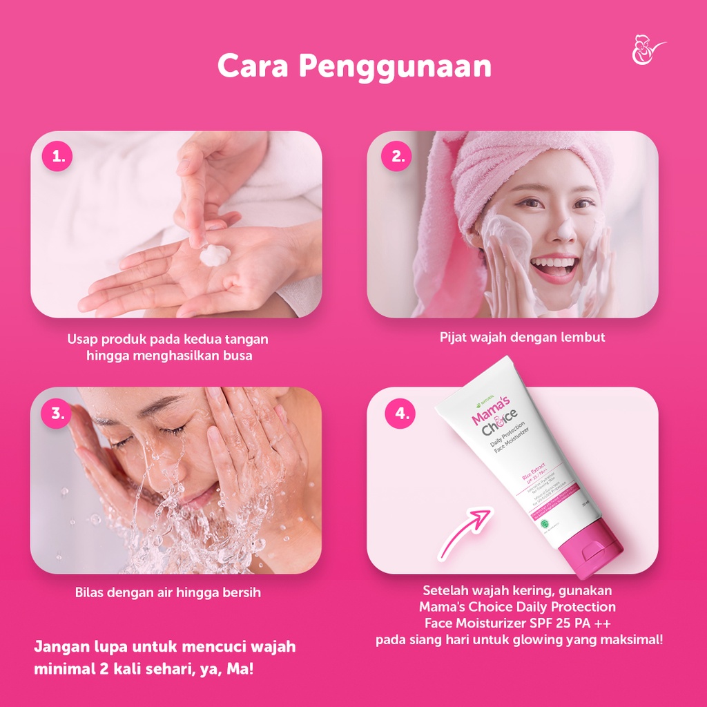 MAMA'S CHOICE GENTLE FACE WASH / SABUN CUCI MUKA / SABUN IBU HAMIL / SABUN PEMBERSIH WAJAH