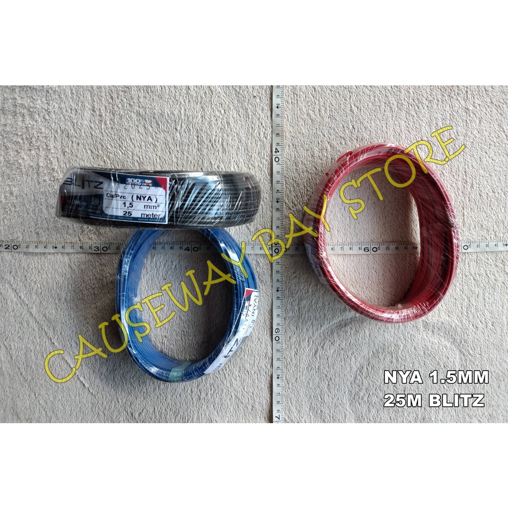 KABEL NYA 1.5 MM 25M BLITZ