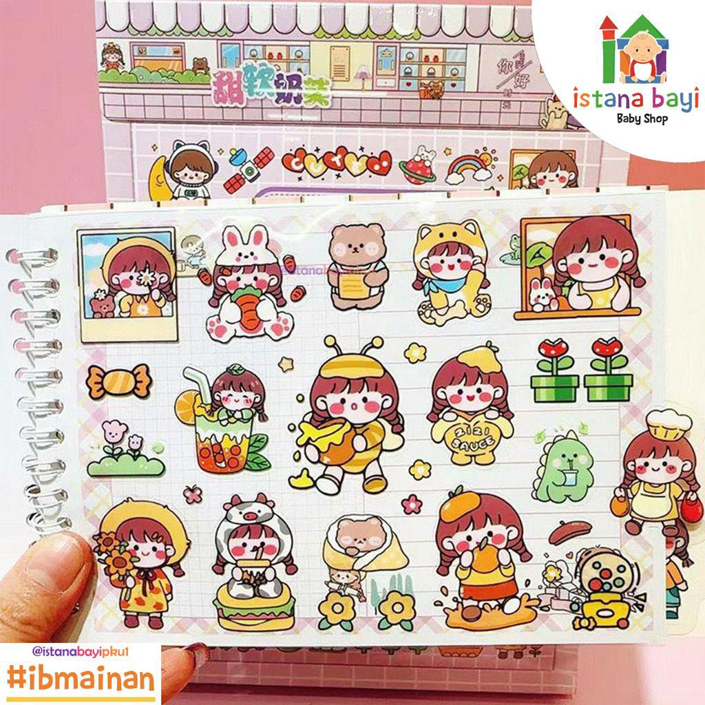 Sticker Momo Pack Mini / Sticker Momo Book - Mainan Sticker