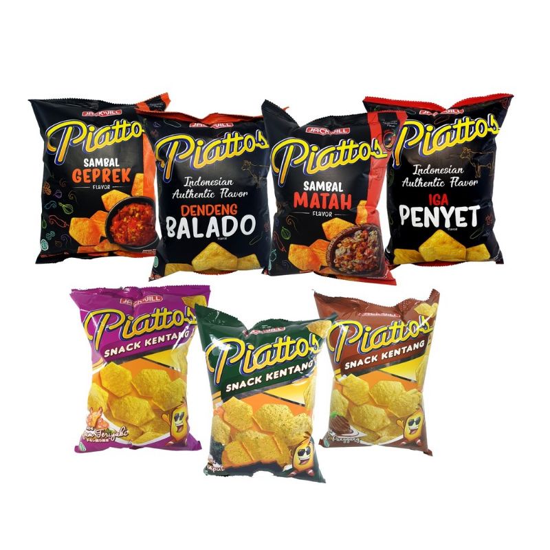 

Piatos Snack kentang big size 68 gram semua varian