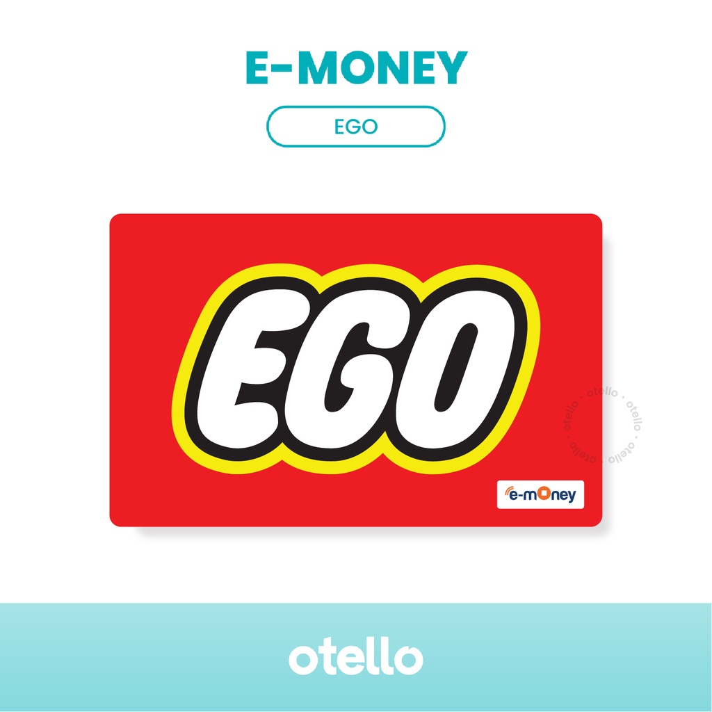 Otello Kartu E-Money EGO Custom eMoney eToll Mandiri Lucu Unik Brand Keren e Money Card Meme Humor