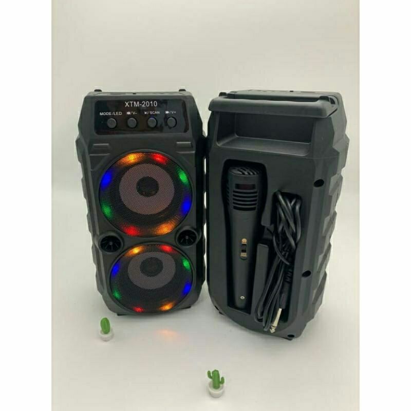 speaker bluetooth karoke mic XTM 2010