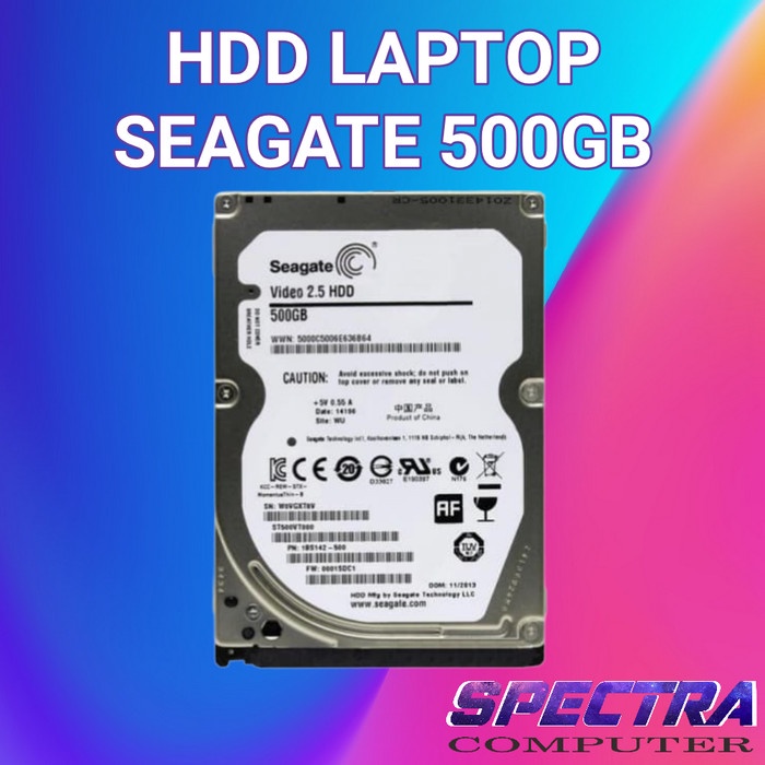 Hard Disk Laptop Seagate 500 GB - HDD Internal SATA 2.5 inch
