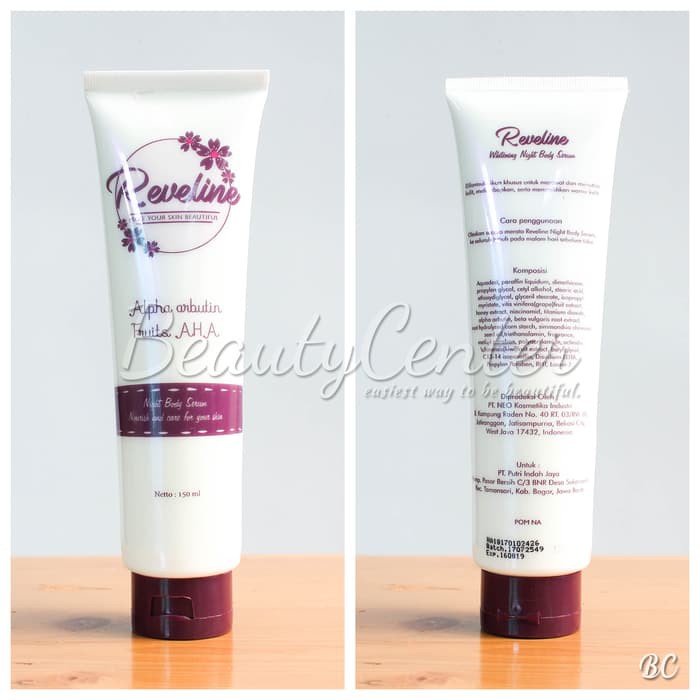 Reveline Night Body Serum / Body Lotion Malam Reveline