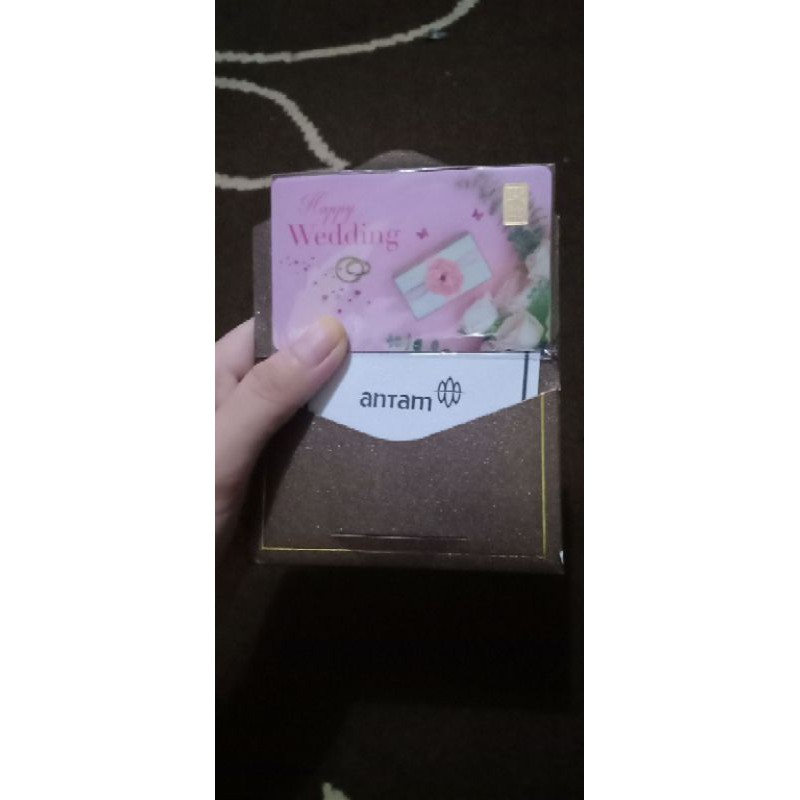 Antam 0,5 gr gift series happy wedding