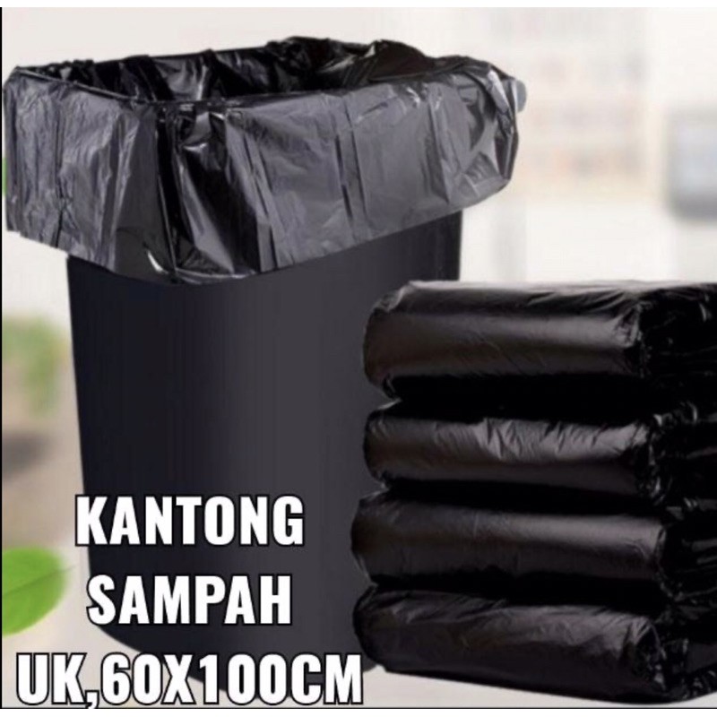 kantong plastik sampah warna hitam, Harga @ 500gram/pack , Kualitas Bagus