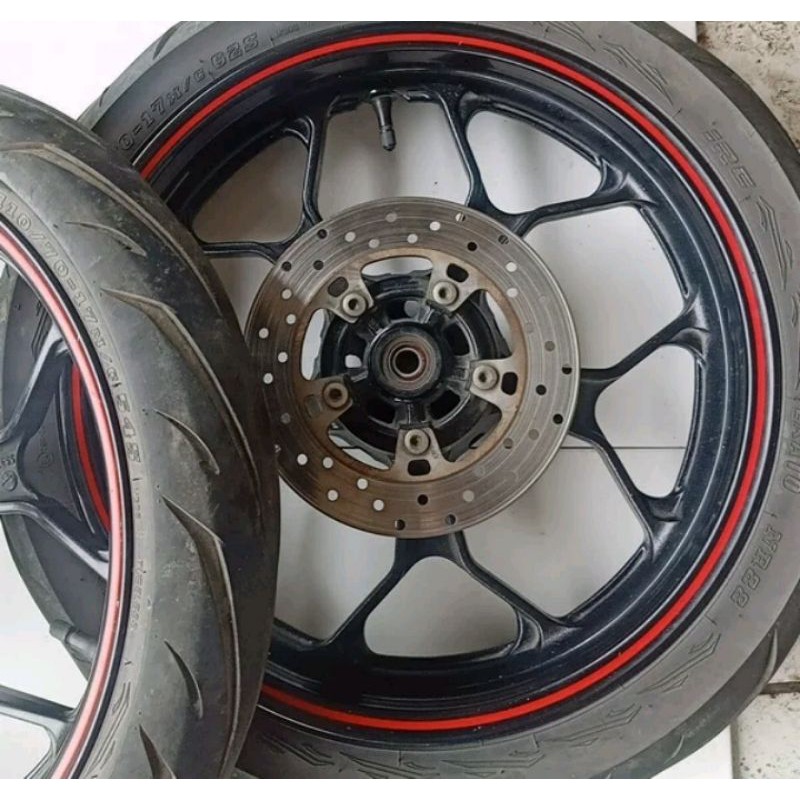 velg velk roda depan belakang set disk piringan cakram ori yamaha xabre x abre