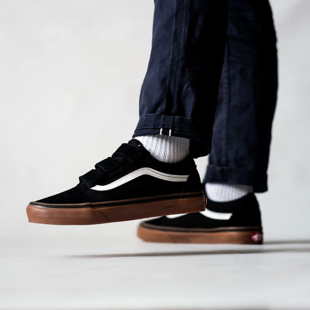 Vans Oldskool Velcro Black Gum