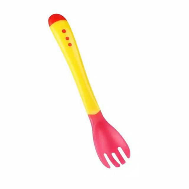 [TM] Sendok dan Garpu Makan bayi Dengan Sensor Temperatur