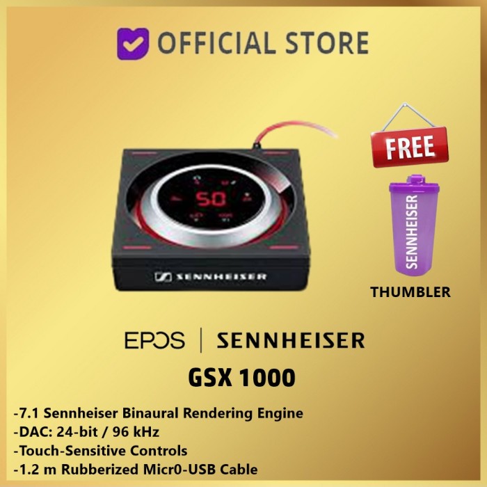 Big Sale Promo Diskon Sennheiser Gsx 1000 Gaming Audio Amplifier Shopee Indonesia