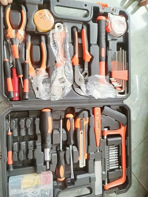 Tool Kit Besar Full Set Palu Tang Kunci L Obeng Gergaji Asli Uchiha